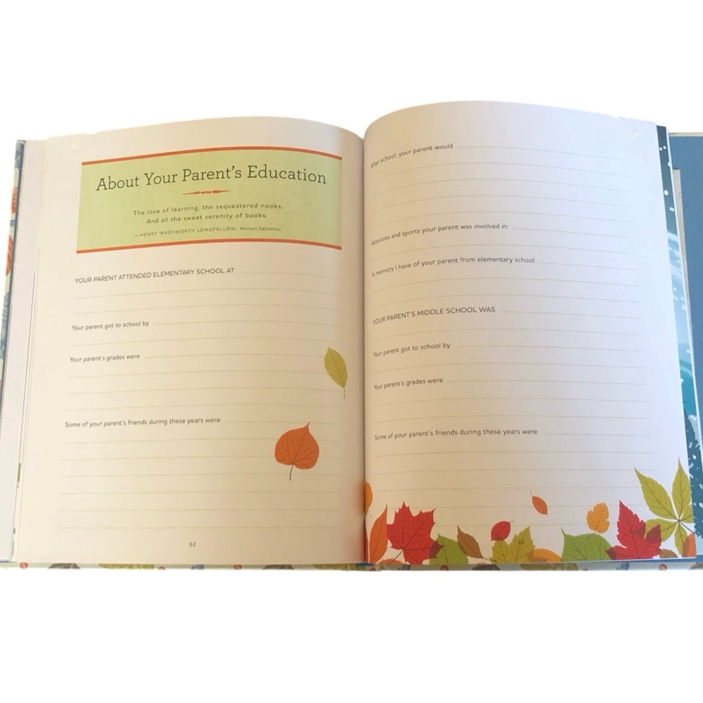 Grandfather's Journal - Multicolor Keepsake Book - Picture 9 of 9